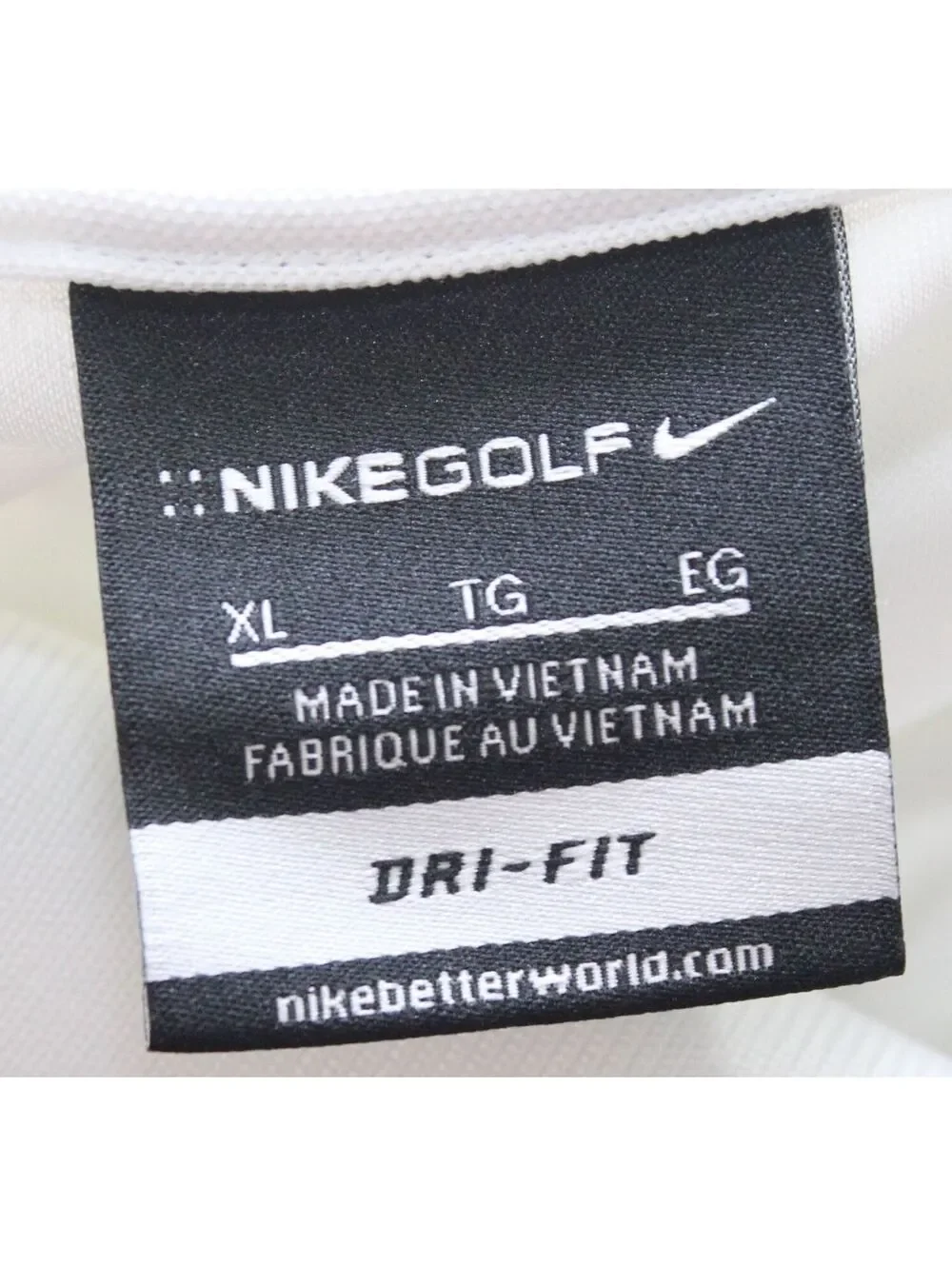 Emmaus Foods The Path To Great Food Nike Golf Dri Fit White Polo Shirt Mens XL